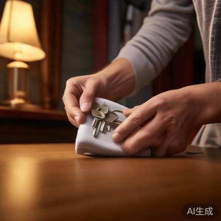 钥匙清洁，锁具顺畅