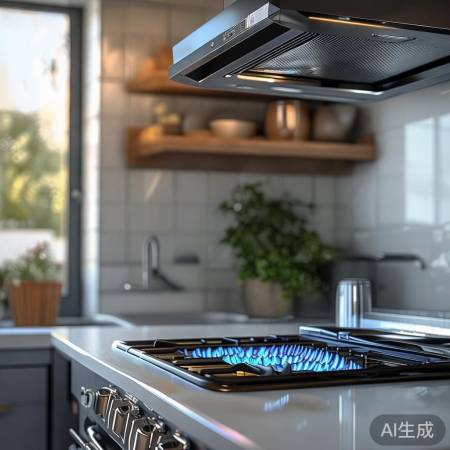 燃气灶抽油烟机，安全至上。