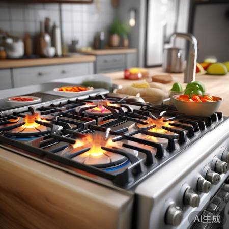 “得力燃气灶248，厨房好帮手