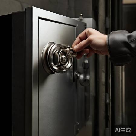 保险柜应急钥匙，金属制，形状特