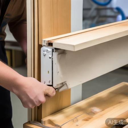 安装闭合器主体，紧固螺丝勿过猛