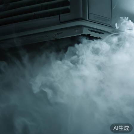 空调冒白气正常，异常多或异味异