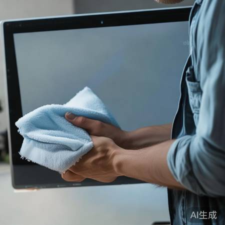 清洁屏幕，去除污渍，清晰显示。