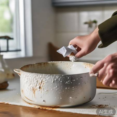 牙膏除锈，轻松如新