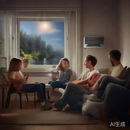 “空调温差勿过大，防尘保健康”