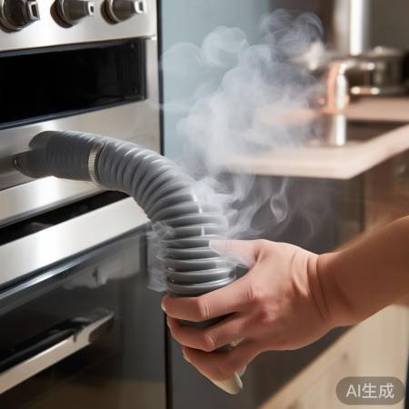 拆油烟机软管需谨慎