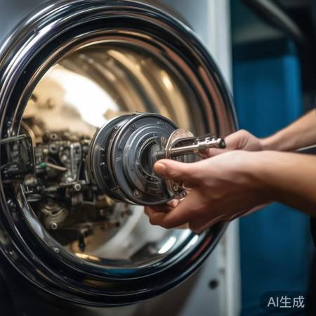 摇动皮带轮，轻松卸下