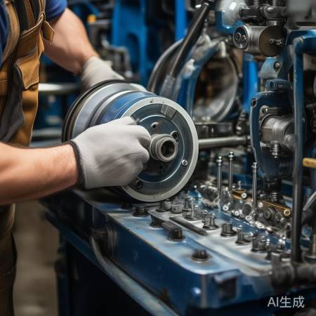 安装新皮带轮，逆序装回螺丝