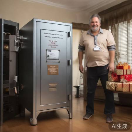 晨光保险柜优惠促销，买一送一，