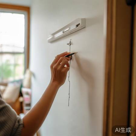 挂钩先标记，安全安装防攀爬