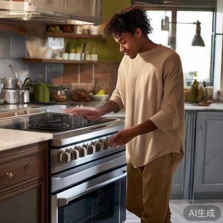 集成灶9030s：厨房绿色小卫