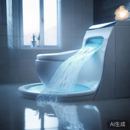 智能马桶节水冲力强，静音舒适。