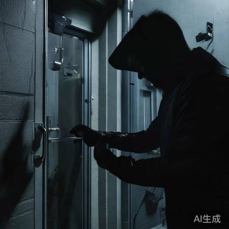 小区遇专业贼，有预谋盗窃。