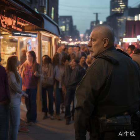 警惕盗窃，警察守护家园。