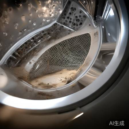 洗衣机清洁，过滤网、进水口定期