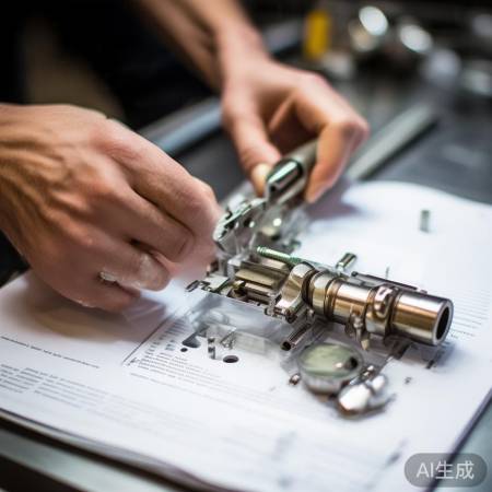 检查锁芯，核对安装孔位及要求