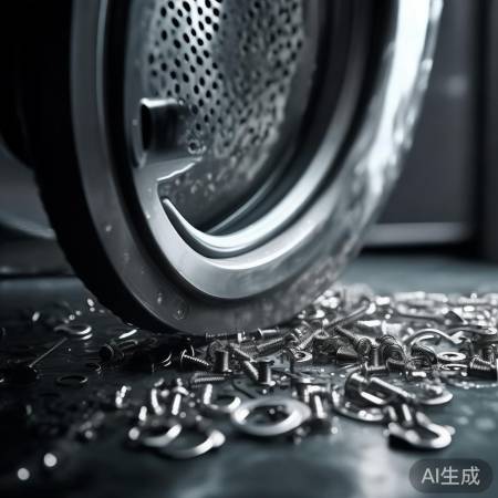 洗衣机检查，防遗漏零件
