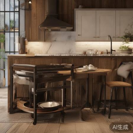 打造迷你厨房角落，小空间大享受