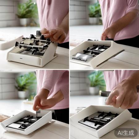 燃气灶折叠小技巧，厨房整洁无忧