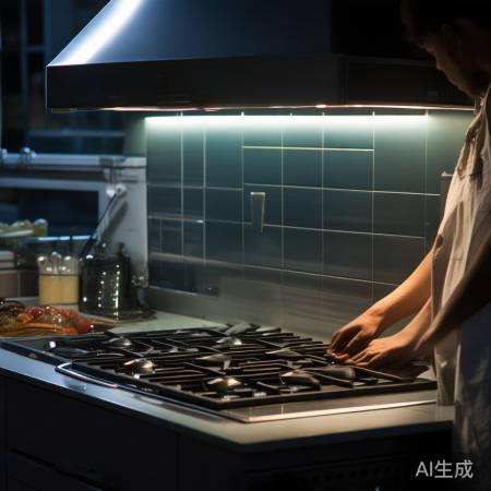 先断电再洗油烟机，安全第一。