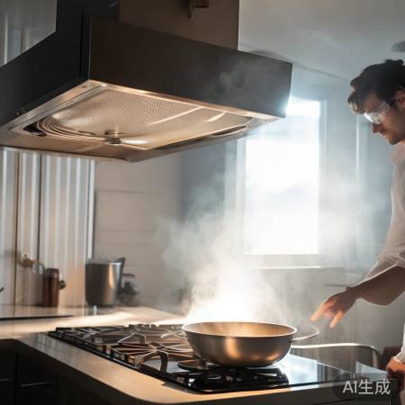 开机测试，油烟机吸力检查