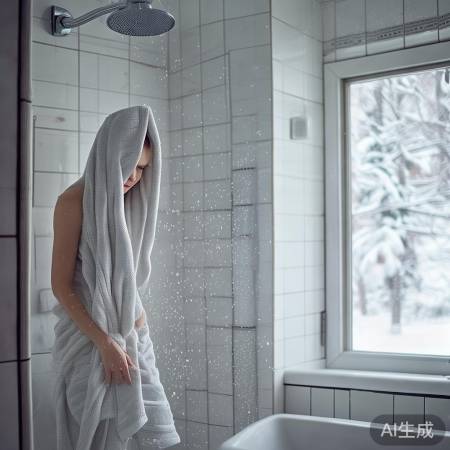 热水蒸发致冷，调低温度更舒适