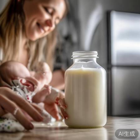 冷冻奶可储存，解冻后24小时内