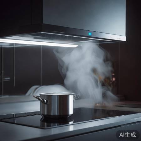 集成灶抽油烟机，吸烟静音，厨房