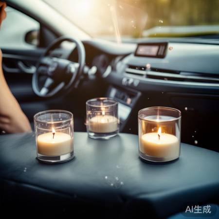 车内香薰：净化空气，提神醒脑。