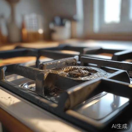 燃气灶打火针位置错，清洁确保点