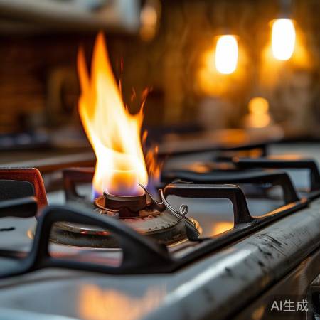 燃气灶喷嘴堵，火打不畅，铁丝清