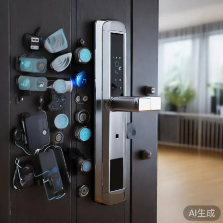 指纹锁抗干扰强，更安全放心