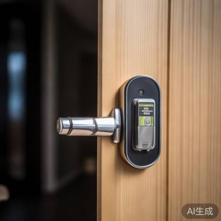 指纹锁电池耗尽，换新电池解决。