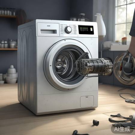 洗衣机电机故障异响需检修