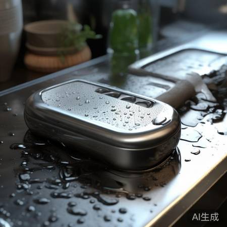 指纹锁可用水，勿乱冲。