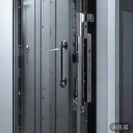 坚固龙骨+科技锁，防盗门小偷噩