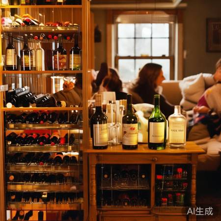 “酒柜布局，自然舒适”