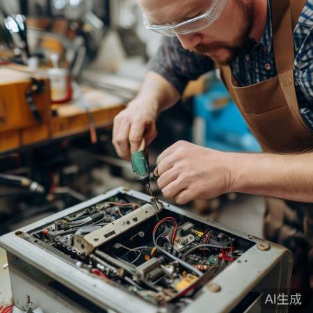 拆旧温控器，轻拿轻放。