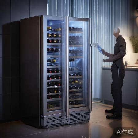 “除湿红酒柜，定期清洁防流水”