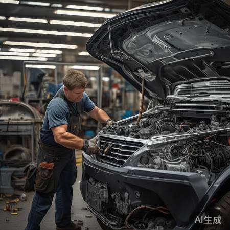 汽车维修需专业，拆装请找行家。