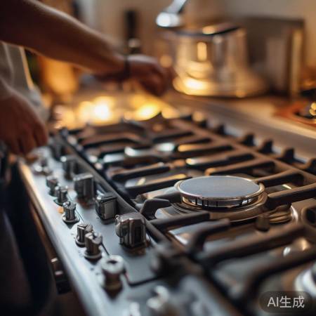 “燃气灶启用前，管道漏气检查记