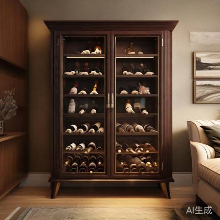 红酒柜，舒适自然风