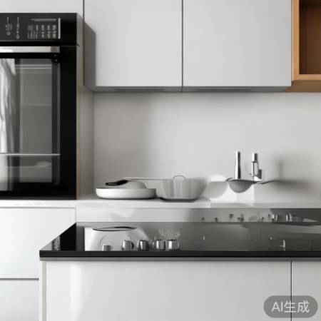 简约燃气灶，美观实用，百搭空间