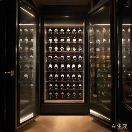红酒柜设计：储酒分类，照明人性