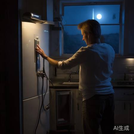 “停电勿忘拔热水器插头”