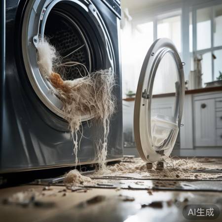 洗衣机排水不畅，原因有三：管堵