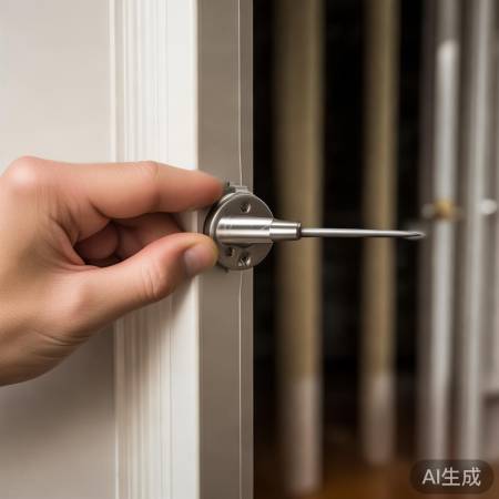 轻松开门，一字螺丝刀