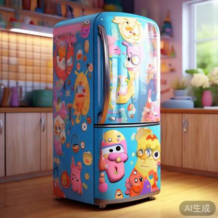 卡通冰箱，心情好物
