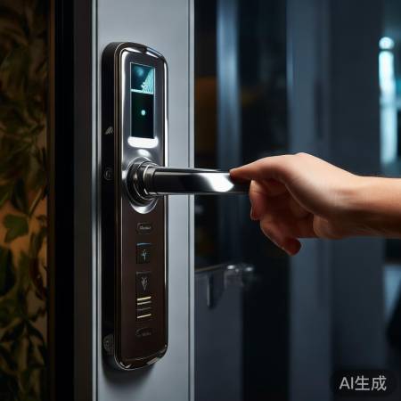 指纹锁不易复制，活体指纹解锁更