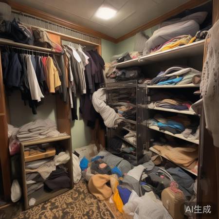 清理保险柜，衣柜更宽敞